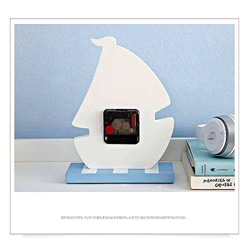 Reloj, Personalidad Creativa Navegación Dibujos Animados Decoración Interior Reloj De Péndulo, Despertador De Viaje Sin Tictac, Multiuso, Especialmente Práctico