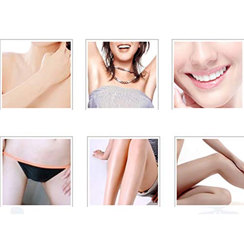 Removedor del pelo facial de las mujeres sin dolor facial pelo Trimmer recargable USB Aplicar a Bikini/cejas/pelusa del melocotón/del pelo facial/Lip/Chin (Color : White)
