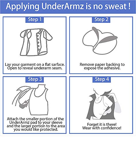 RENZHEN 200 unids 100 Pares Verano Armpit Sudor Almohadillas Parche Antitranspirante Antiperspira Desodorantes Pegatinas Absorbentes Desechables