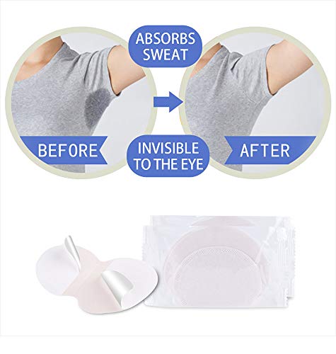RENZHEN 200 unids 100 Pares Verano Armpit Sudor Almohadillas Parche Antitranspirante Antiperspira Desodorantes Pegatinas Absorbentes Desechables
