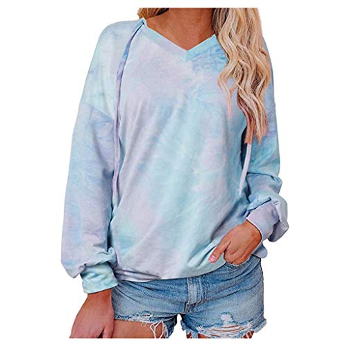 ReooLy Camisa de Entrenamiento, Jersey de Punto de Gran tamaño para Mujer con Hombros Descubiertos y suéter Suelto(Cielo Azul，XXXL)