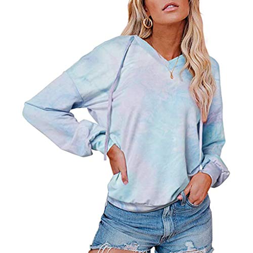 ReooLy Camisa de Entrenamiento, Jersey de Punto de Gran tamaño para Mujer con Hombros Descubiertos y suéter Suelto(Cielo Azul，XXXL)