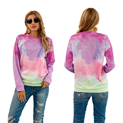 ReooLy Suéter, Jersey de Punto de Gran tamaño para Mujer con Hombros Descubiertos y suéter Suelto(Rojo，L)