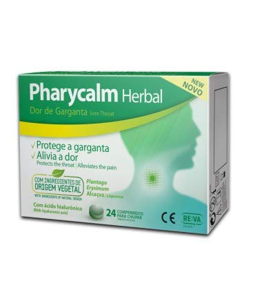 Reva-Health Pharycalm Herbal Dolor de Garganta 24 Comprimidos - 1 unidad