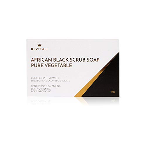 Revitale African Black Natural Oat Scrub Soap - Verdura pura