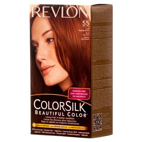 REVLON Colorsilk 315590 55 Champú de Belleza y Salud al por Mayor (Paquete de 12) Color marrón Rojizo Claro (Paquete de 12)