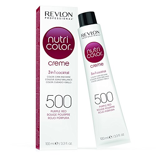 Revlon Nutri Color Cream - Cuidado capilar, 500 purple red ,100 ml