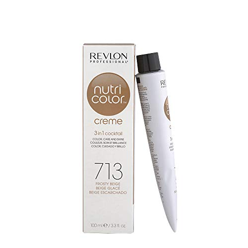 Revlon Professional Nutri Color Creme 3en1 Cocktail Tinte Tono 713 Frosty Beige - 100 ml (7241324713)