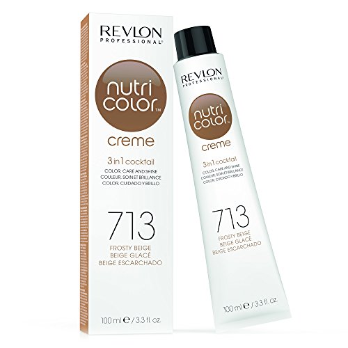 Revlon Professional Nutri Color Creme 3en1 Cocktail Tinte Tono 713 Frosty Beige - 100 ml (7241324713)