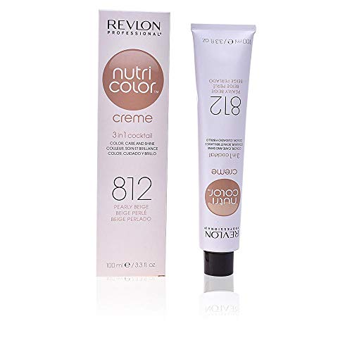 Revlon Professional Nutri Color Creme Tinte Tono 812 Light Pearly Beige Blonde - 100 ml (7241324812)