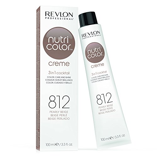 Revlon Professional Nutri Color Creme Tinte Tono 812 Light Pearly Beige Blonde - 100 ml (7241324812)