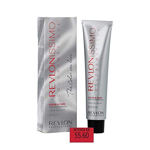 REVLON PROFESSIONAL Revlonissimo Colorsmetique, Tinte para el Cabello 560 Rojo Oscuro Intenso, 60 ml