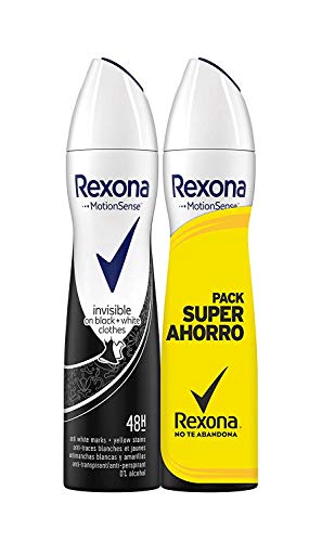Rexona Desodorante Antitranspirante Invisible On White&Black Clothes - 6 x 200 ml