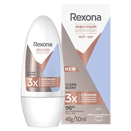 Rexona Maximum Protection - Desodorante Roll On Antitransiprante Clean Scent 50 ml