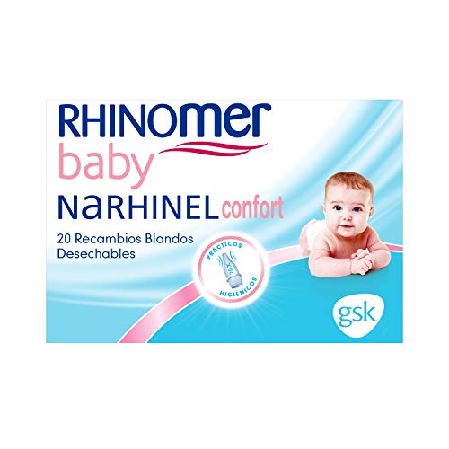 Rhinomer Baby - Recambios Blandos Desechables para Narhinel Confort Aspirador Nasal para Bebés - 20 unidades