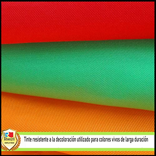 rhungift Bandera de España Grande 90x150cm- 2pcs Bandera de España balcón para Exterior Reforzada y con 2 Ojales metálicos, Bandera España Grande Spanish Flag