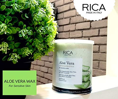 RICA LIPOSOLUBLE WAX- ALOE VERA WAX-FOR SENSITIVE SKIN 800ml (28.2 fl.oz.)