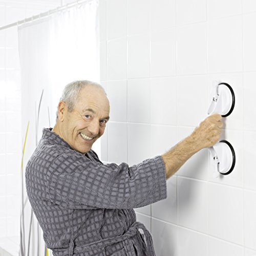 Ridder A0150201 - Agarrador de Pared para el baño, Color Blanco