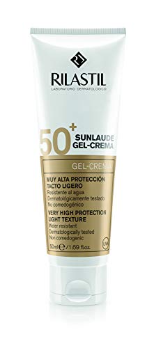 Rilastil Sunlaude - Gel Crema Facial con Protección Solar SPF 50+, 50 ml