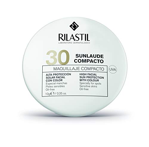 Rilastil Sunlaude - Maquillaje Compacto Matificante - SPF30+, 10 g