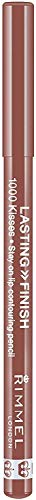 Rimmel London 1000 Kisses Lipliner Perfilador de Labios Tono 050 Tiramisu - 4 gr - Pack de 3