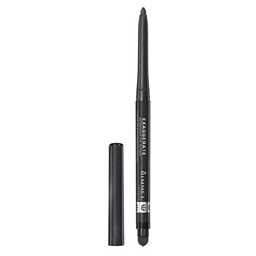 Rimmel London Exaggerate Automatic Eyeliner Waterproof - Delineador de Ojos Retráctil, Tono 263- Negro (Starlit Black), 0.28 gr