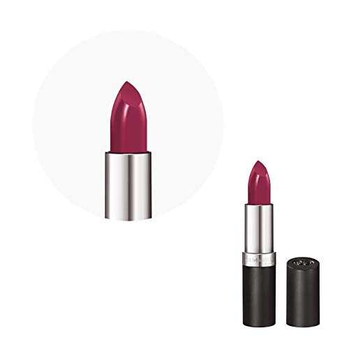 Rimmel London Lasting Finish Lipstick, 30 Rojo oscuro, 4g, El embalaje puede variar