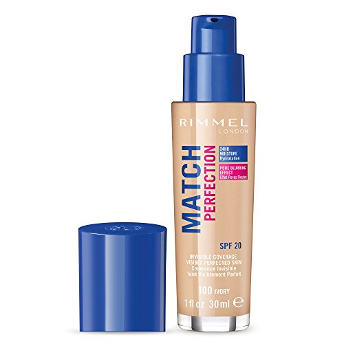 Rimmel London Match Perfection Foundation Base de Maquillaje Tono 101 Classic Ivory - 30 ml