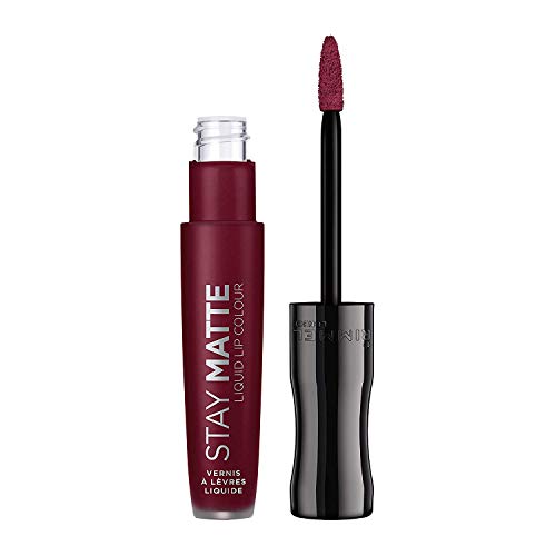 Rimmel London Stay Matte Liquid Lip Colour Barra De Labios Tono 810 (Plum This Show), 5.5 ml