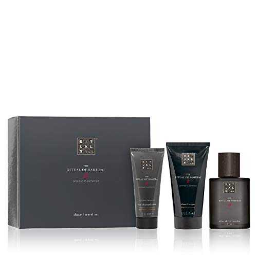 RITUALS The Ritual of Samurai - Set de Afeitado para Viaje, 30 + 70 + 30 ml