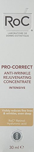 RoC - Concentrado rejuvenecedor anti-arrugas Pro-Correcto Intensivo - Todo tipo de piel - Reduce las líneas finas y arrugas - Retinol ROC® con ácido hialurónico - 30 ml