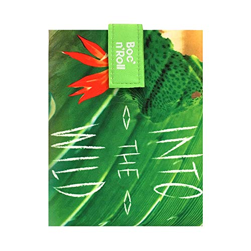 Roll'eat - Boc'n'Roll Young - Bolsa Merienda Porta Bocadillos Ecológica y Reutilizable sin BPA, Wild