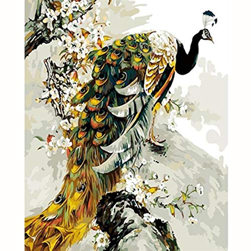 Rompecabezas 1000 Piezas Un Pavo Real De Tinta Boda Animal Arte Diy Rompecabezas De Madera Regalo Único Decoración Para El Hogar St