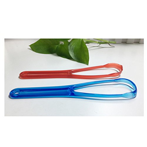 ROSENICE Lengua raspador lengua limpiador lengua cepillo para aliento fresco y salud 2pcs