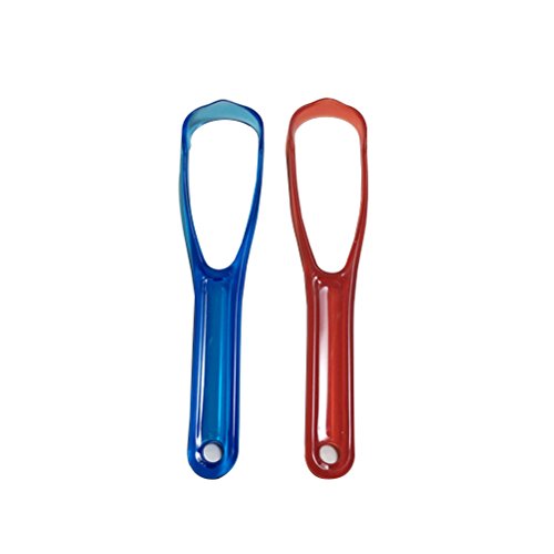 ROSENICE Lengua raspador lengua limpiador lengua cepillo para aliento fresco y salud 2pcs