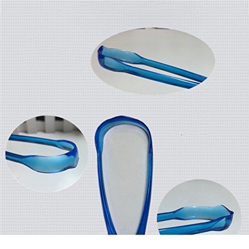 ROSENICE Lengua raspador lengua limpiador lengua cepillo para aliento fresco y salud 2pcs