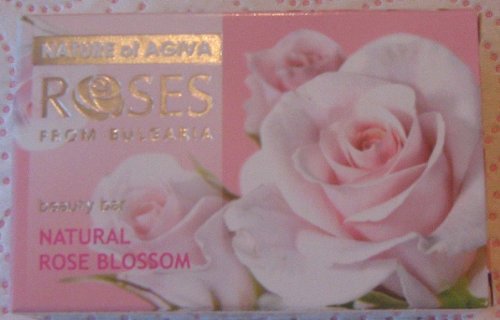 Roses from Bulgaria - Jabón de belleza con flor de rosa natural 75g - 2pcs