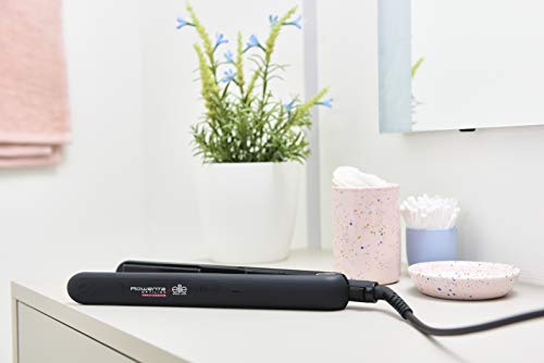 Rowenta SF3122 Optiliss Keratin & Tourmaline - Plancha de Pelo con Keratina y Turmalina de temperatura ajustable hasta 230º con placas flotantes para un alisado perfecto y función iónica