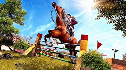 Royal Princess Horse Racing Adventure Juego 3D: World Frenzy Real Horse Riding Aparcamiento Runner Simulator Mission Free For Kids 2018