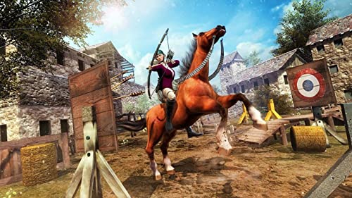 Royal Princess Horse Racing Adventure Juego 3D: World Frenzy Real Horse Riding Aparcamiento Runner Simulator Mission Free For Kids 2018