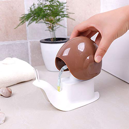 royalr Cartoon Snail Liquid Soap Bottle Dispenser Shampoo Container Press Type Lotion Shampoo Shower Gel Box 120ml