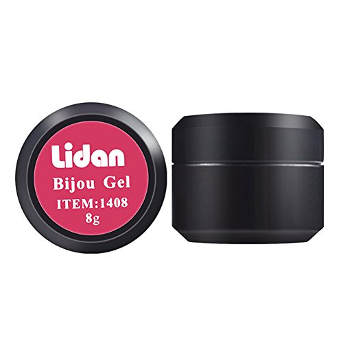 Ruier-hui, Pegamento de Uñas Pegamento para Pedrería en Uñas 8G Nail Glue Pegamento de Gel UV para Uñas Gel Adhesivo para Decoración de Uñas