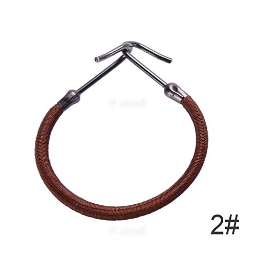 RUNGAO - 30 faixas elásticas para o cabelo, 3 cores, gancho de borracha, sutiã de clipe de borracha trançado para fazer laços de cabelo, acessórios para o penteado