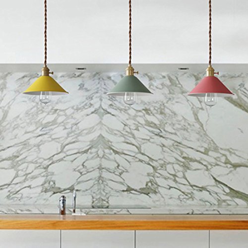 RUNNUP Lámpara de iluminación de techo vintage Lámpara de techo colgante Metal blanco para la sala de estar del loft de la casa Bar Restaurantes Cafetería Decoración del club