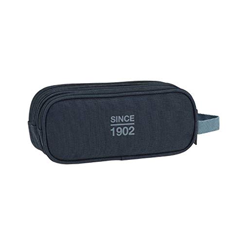 Safta 231190 Real Madrid 2 Estuches 21 cm, Azul