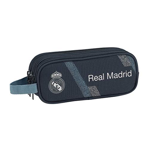 Safta 231190 Real Madrid 2 Estuches 21 cm, Azul