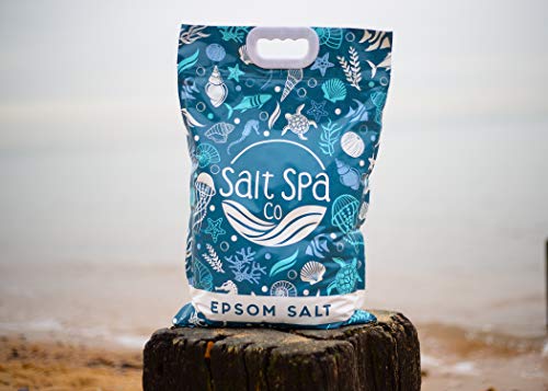 Sal Epsom ULTRA PURA | Sales de baño 5KG | Salt Spa Co | Alivia los músculos cansados ​​y doloridos | Desintoxica, cura y promueve un sueño profundo y reparador