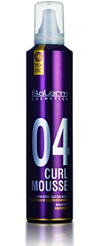 Salerm Cosmetics Curl Mousse 04 Espuma de Modelaje, 300 ml