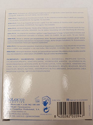 Salerm Kera-plus with Repairing Keratin 4x10 Ml Phials by Salerm