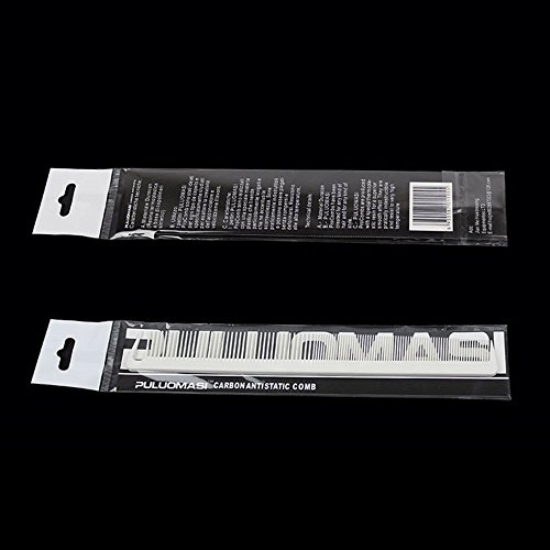 Salón blanco peine de peluquería profesional resistente al calor antiestático conjunto de peine para el cabello de 8 sets Peluquería corte de peinado preferido